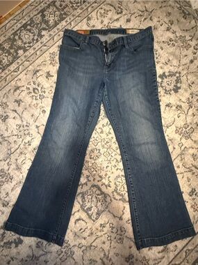 GAP Women's Blue Flare Jeans